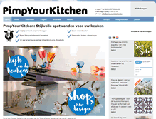 Tablet Screenshot of pimpyourkitchen.be