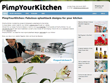 Tablet Screenshot of pimpyourkitchen.com