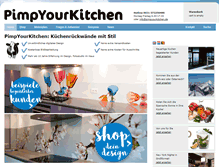 Tablet Screenshot of pimpyourkitchen.de